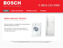 Tablet Screenshot of bosch-servicio-tecnico.com